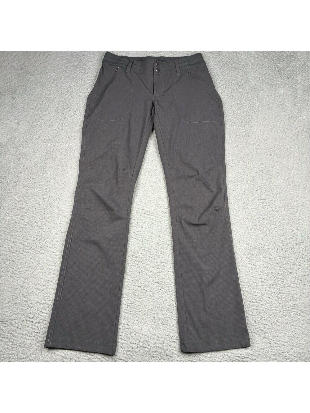 Kuhl Strattus Pants Womens 2 Reg Gray Ripstop‎ Lightweight Hiking 6234
